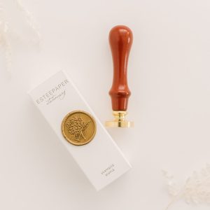 Stampila pentru sigilii, model floare hortensie